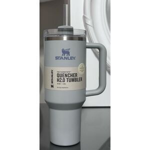 Stanley Quencher H2.0 FlowState 40oz Tumbler, SILVER FOIL